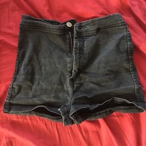 American apparel high waisted cheeky shorts